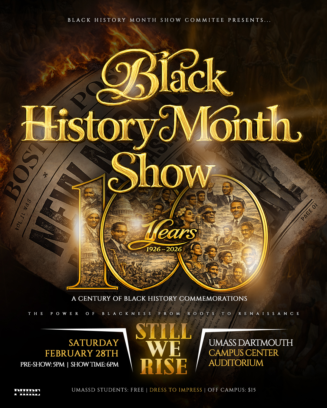 Black History Month Show poster